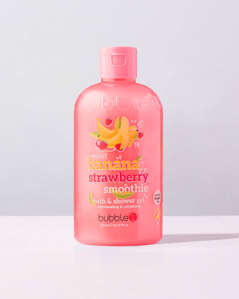 Banana & Strawberry Smoothie Body Wash (500ml) - Time's Reel