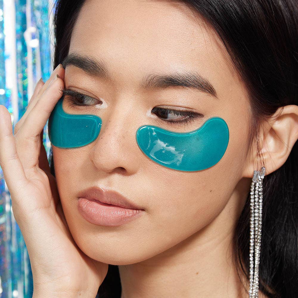 Hydrogel Under Eye Patches - Hyaluronic Acid & Green Tea - Time's Reel