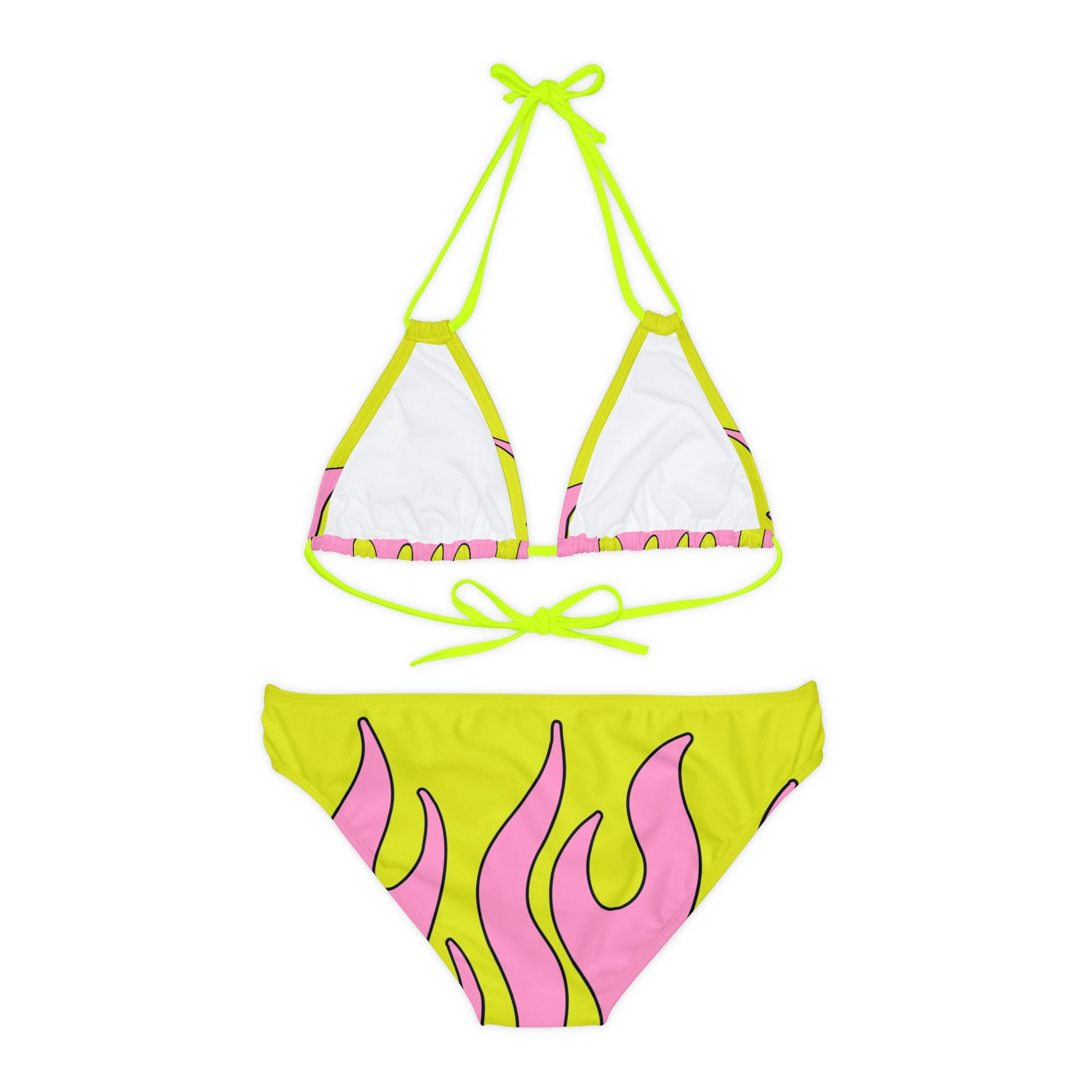 Summer Flame Strappy Bikini Set - Time's Reel