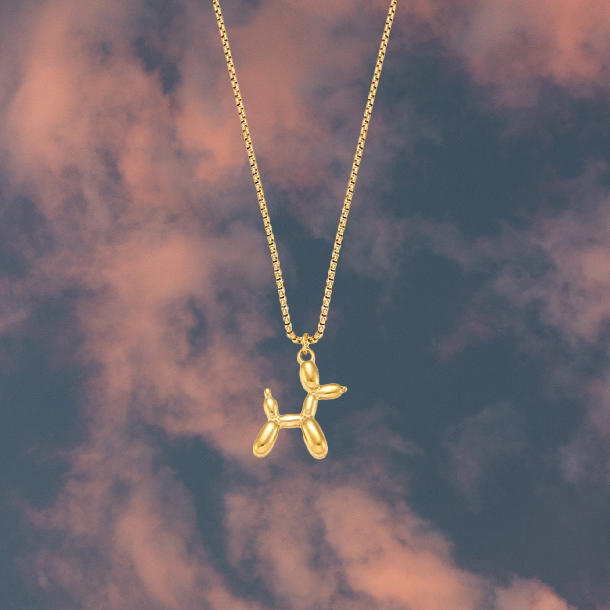 Balloon Dog Necklace - Time's Reel