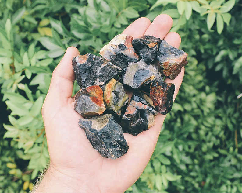 Black Onyx Stone Chunk - Time's Reel