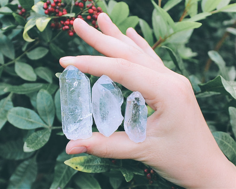 Clear Quartz Crystal Point - Time's Reel