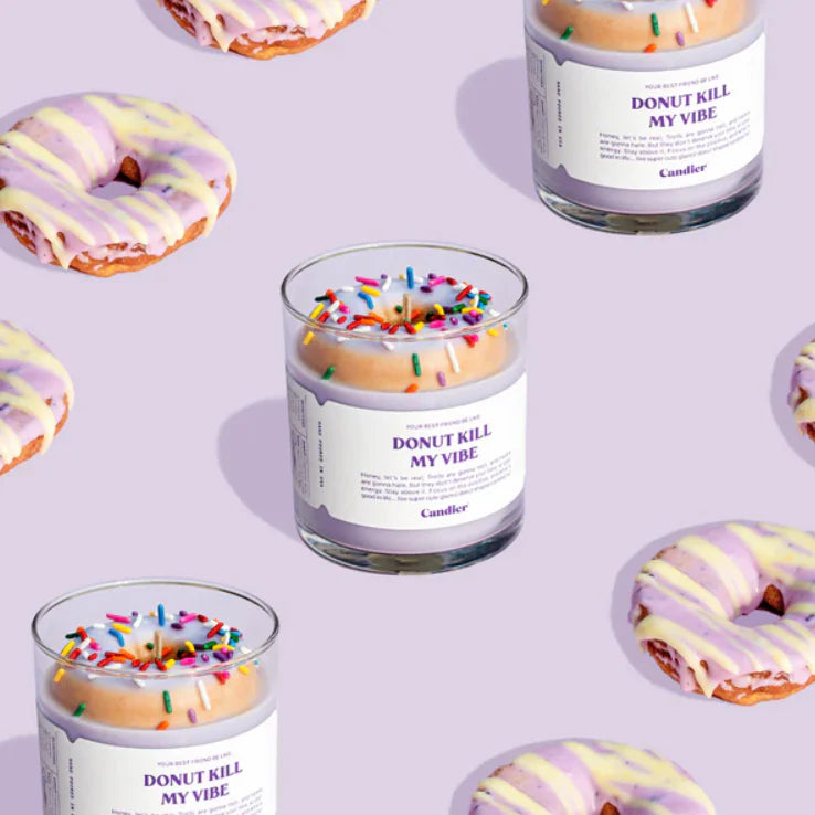 Donut Kill My Vibe Candle - Time's Reel