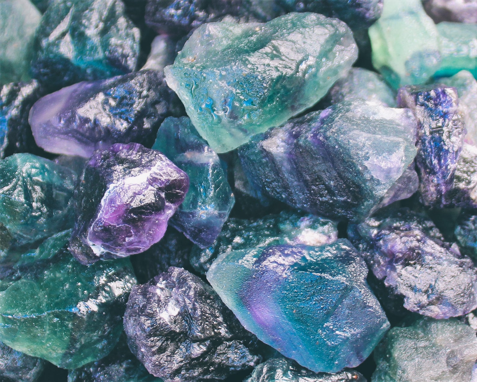Fluorite Crystal Chunk - Time's Reel