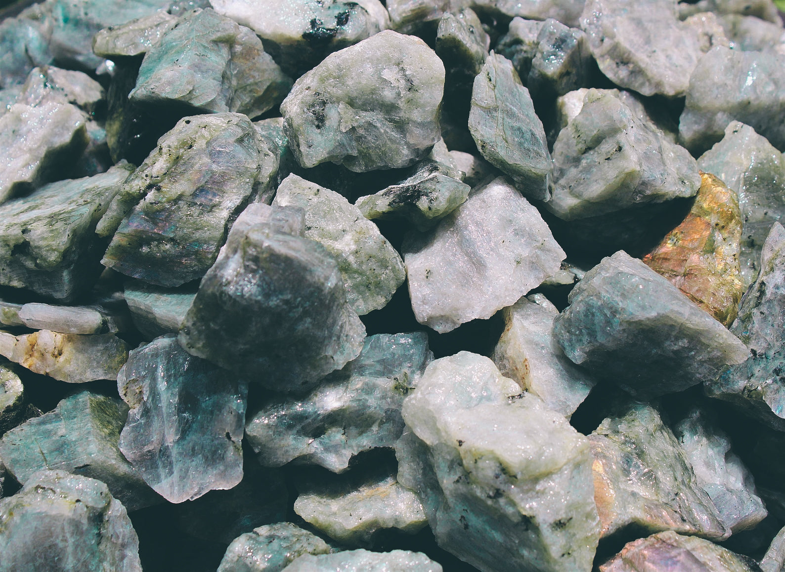 Labradorite Crystal Chunk - Time's Reel