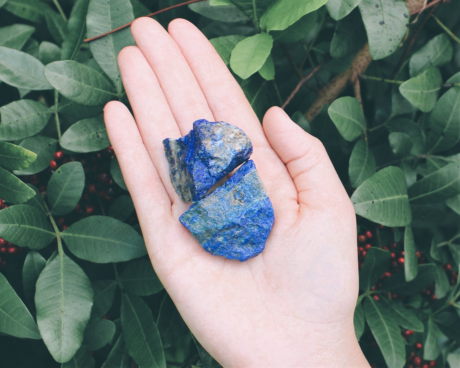 Lapis Lazuli Crystal Chunk - Time's Reel