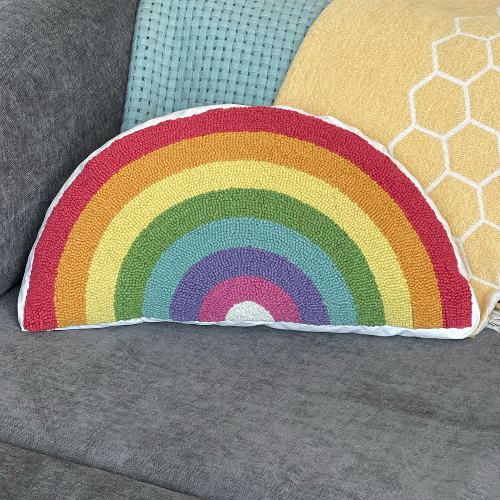 Rainbow Shaped Hook Pillow - Time's Reel
