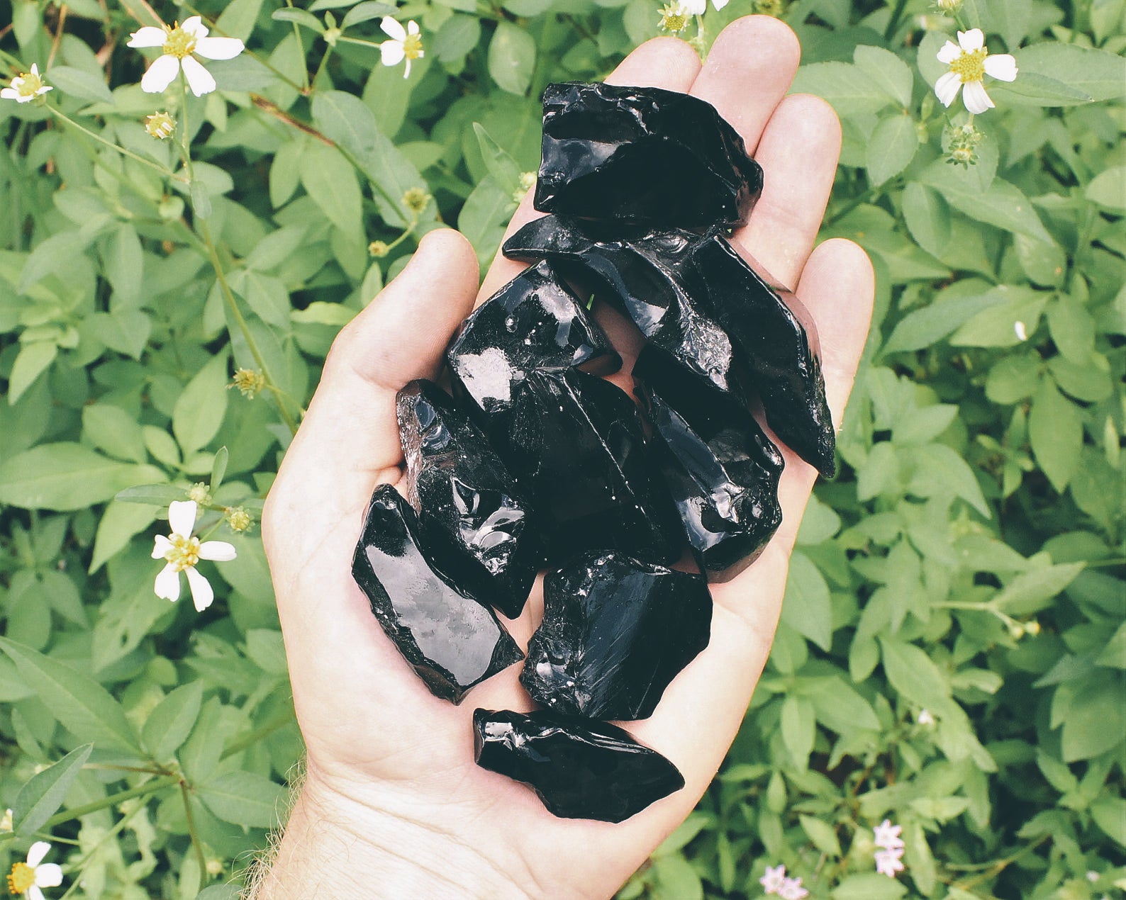 Black Obsidian Crystal Chunk - Time's Reel