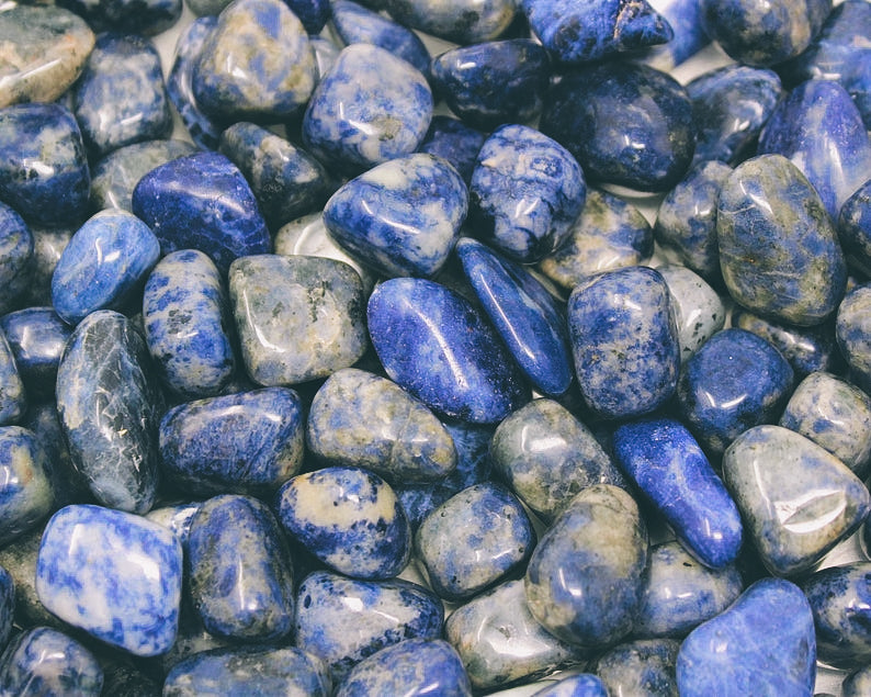 Sodalite Tumbled Crystal - Time's Reel