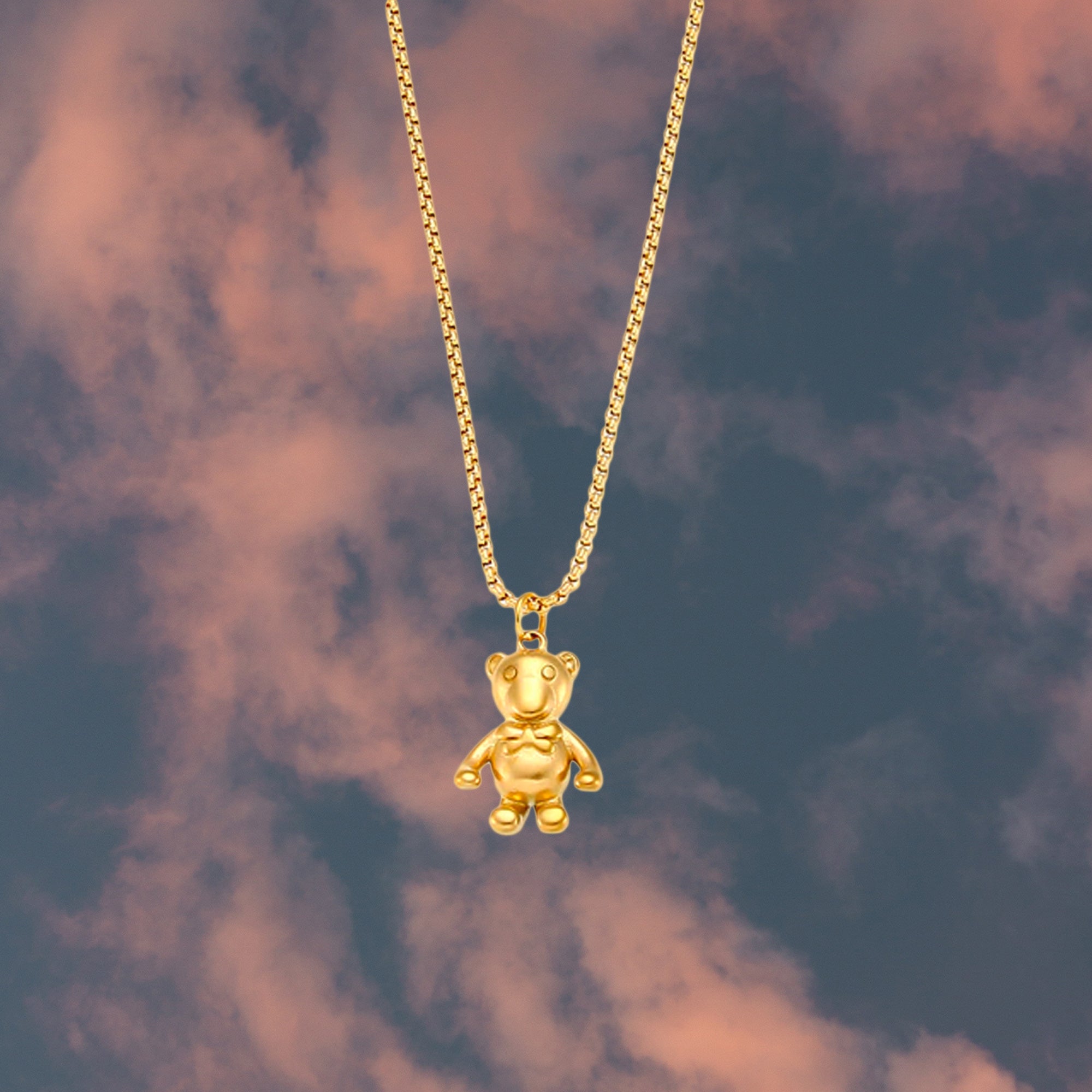 Teddy Bear Necklace - Time's Reel