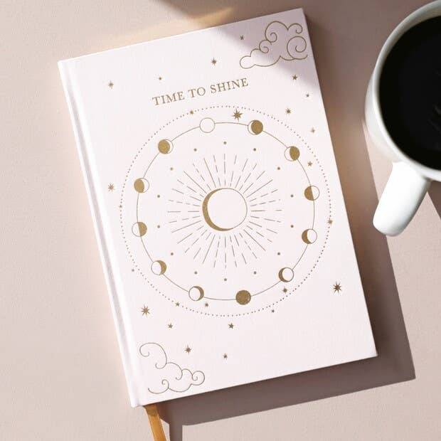 Time to Shine Fabric Notebook - Time's Reel