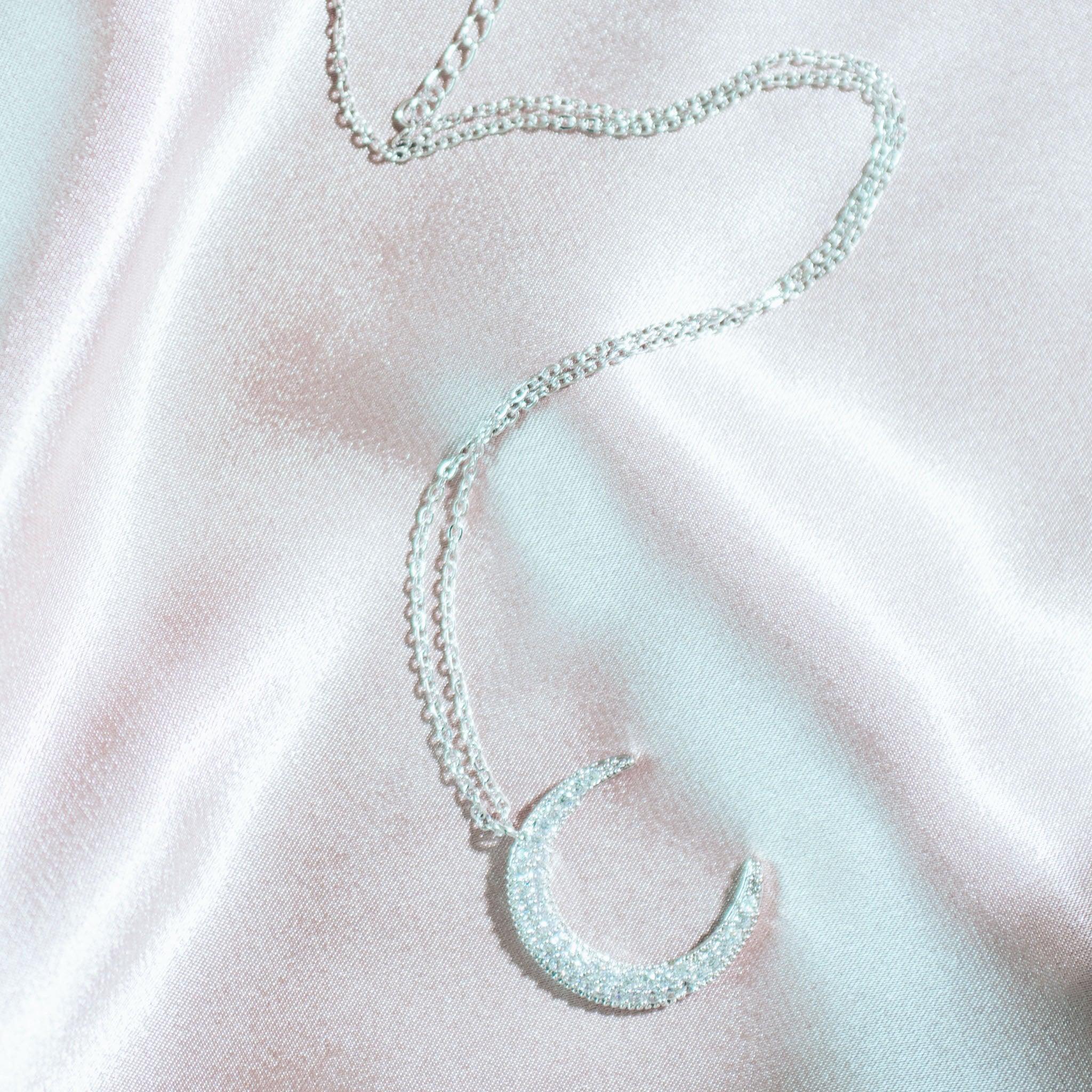 Diamond Moon Necklace - timesreel