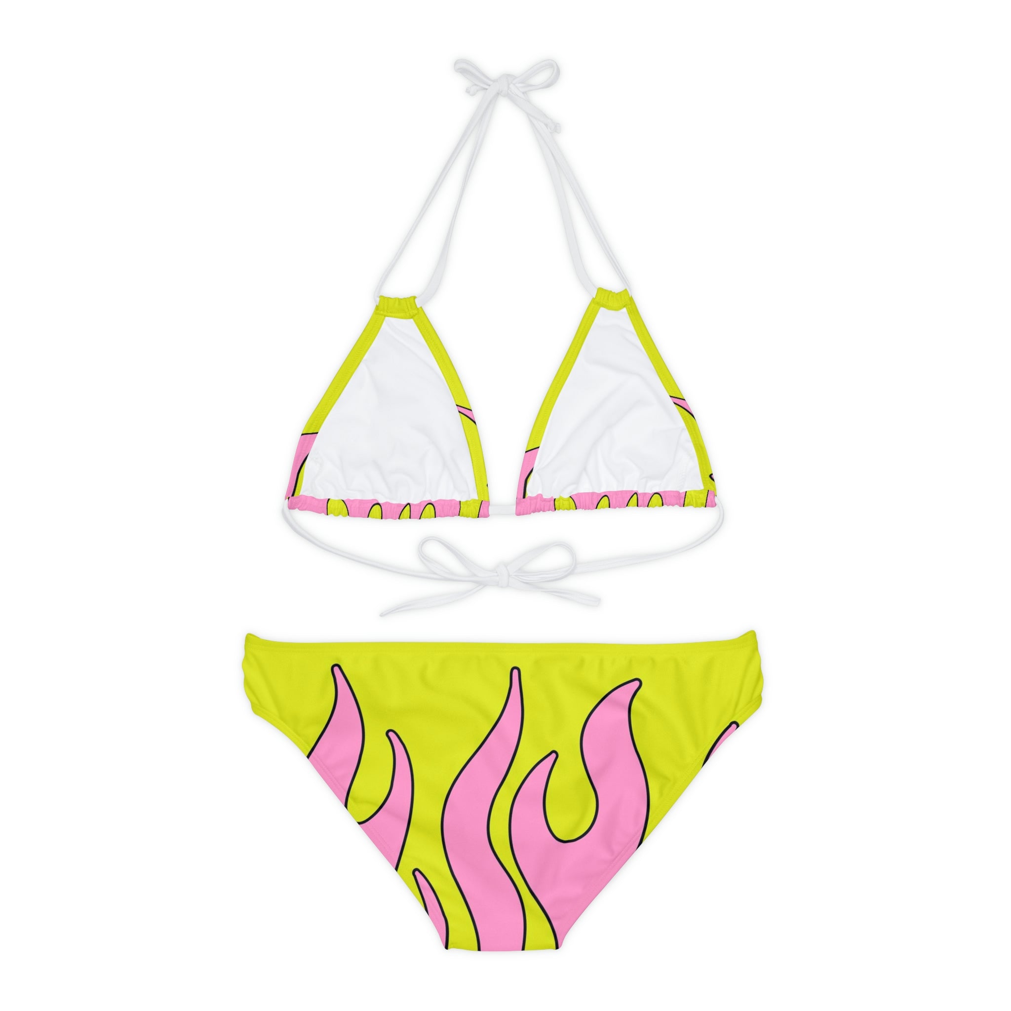 Summer Flame Strappy Bikini Set - Time's Reel