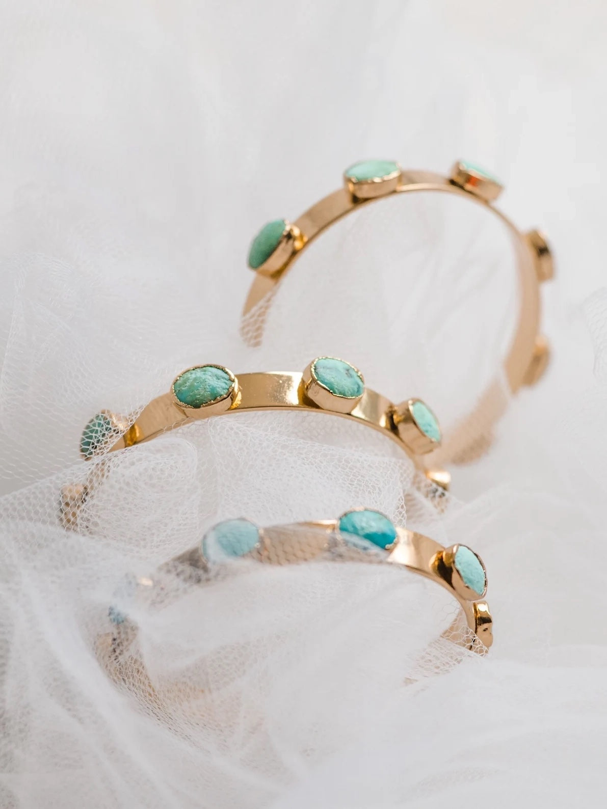 Turquoise Bangle Bracelet - Time's Reel